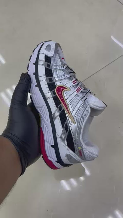 Nike P-6000 "Platinum Varsity Red"